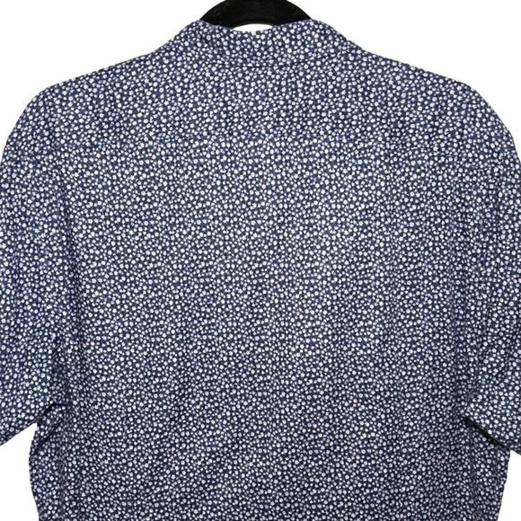 Good Man Brand Men’s On Point Slim Fit Button Down Shirt Blue Floral Size Large - Picture 5 of 6